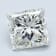 3.02ct Natural White Diamond Princess Cut, I Color, VS2 Clarity, GIA Certified