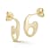 Rachel Zoe Mariner Link Stud Earrings in 14K Gold Over Sterling Silver
