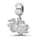 Sterling Silver Rhodium-plated LogoArt University of South Carolina
Small Dangle Bead