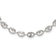 Rhodium Over Sterling Silver 16-inch with 2-inch Extension Fancy Link Necklace