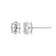 Oval Moissanite Platineve Stud Earrings 3.00ctw DEW