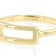 Buckle Band Ring In 18K Gold Over Sterling Silver