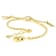CZ Tassel Chain Bracelet In 18K Gold Over Sterling Silver 1.28ctw