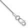 Rhodium Over 14k White Gold Parisian Diamond-Cut Wheat Link Bracelet