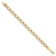 10k Yellow Gold 7mm Double Link Charm Bracelet