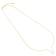 Diamond Accent V-Pendant Necklace In 14K Gold Over Sterling Silver