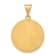 14k Yellow Gold Polished and Satin Saint Maria Goretti Medal Pendant