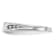Rhodium Over 14K White Gold Diamond Trio Ladies Wedding Band 0.12ctw