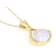 Ethiopian Opal Solitaire Pendant In 18K Gold Over Sterling Silver