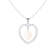 8-8.5mm White Cultured Freshwater Pearl Sterling Silver Pendant W/Chain