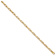 10k Yellow Gold 5mm Hand-polished Fancy Link Bracelet