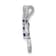 Rhodium Over Sterling Silver Sapphire Dragonfly Slide Pendant