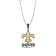 True Fans New Orleans Saints Pendant With 18" Chain