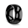 RAVEN Domed Black Tungsten Wedding Band 12mm