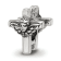 Sterling Silver Angel Cross Bead