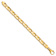 14k Yellow Gold 10mm Hand-Polished Solid Fancy Link 22 Inch Chain