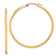 14k Yellow Gold Polished 2 1/16" Hoop Earrings