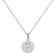 Initial P Charm Pendant Necklace In Silver-Tone