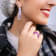 Acrylic Bamboo Ring in Purple