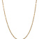 14k Yellow Gold 3mm Diamond-Cut Solid Milano Rope 18 Inch Chain
