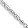 Rhodium Over 14k White Gold 4.1mm Polished Fancy Link Bracelet