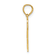 14k Yellow Gold Textured Waving Boy with Heart on Pocket Pendant