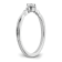 Rhodium Over 14K Gold Petite Beaded Edge Marquise Diamond Ring 0.09ctw
