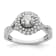 Rhodium Over 14K White Gold Eternal Promise Lab Grown Diamond Halo
Complete Ring 1.008ctw