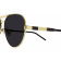 Gucci Gold Tone and Havana Frame / Gray Lens Aviator Sunglasses