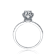 CZ Solitaire Ring In Sterling Silver