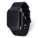 Gametime MLB Texas Rangers Black Leather Apple Watch Band (42/44mm M/L).
Watch not included.
