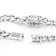 CZ Curb Link Bracelet In Platinum-Enhanced Sterling Silver 10.71ctw