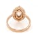 Morganite Marquise And White Zircon Ring In 18K Rose Gold Over Sterling
Silver 1.25ctw