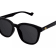 Gucci Black Square Frame / Gray Lens Sunglasses