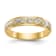14K Yellow Gold AA Quality Ladies Wedding Band