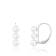 4.5-5mm White Cultured Freshwater Pearl Rhodium Over Sterling Silver Earrings