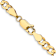 10k Yellow Gold 4.5mm Concave Open Figaro Link Bracelet