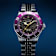 Duxot Atlantica Skeleton Diver Purple Dial White Bezel White Stainless
Steel Band Automatic Watch