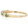 Tsavorite And Lab-Grown Diamond Band Ring In 18K Gold Over Sterling
Silver 0.53ctw
