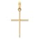 14k Yellow Gold Cross Pendant
