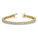 14K Yellow Gold Lab Grown Diamond VS/SI GH, Tennis Bracelet
