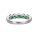 Green Cubic Zirconia Platinum Over Sterling Silver Ring 1.98ctw