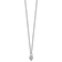 Rhodium Over Sterling Silver Polished Cubic Zirconia Heart with 2 Inch
Extension Necklace