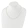 Rhodium Over Sterling Silver 4-5mm White Freshwater Cultured Pearl Necklace