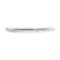 Rhodium Over 10K White Gold 1.2mm Half Round Stackable Expressions Band