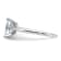 Rhodium Over 14K White Gold 1 3/4 ct. G H I True Light Emerald
Moissanite Solitaire Ring