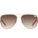 Quay High Key Micro Gold Aviator Frame / Brown Lenses Sunglasses
