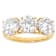 Lab-Grown Diamond Three-Stone Ring In 14K Gold 3.00ctw