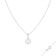 6-6½mm Cultured Freshwater Pearl and Cubic Zirconia Rhodium Over
Sterling Silver Pendant