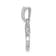 Rhodium Over 14K White Gold Diamond Cancer Zodiac Pendant